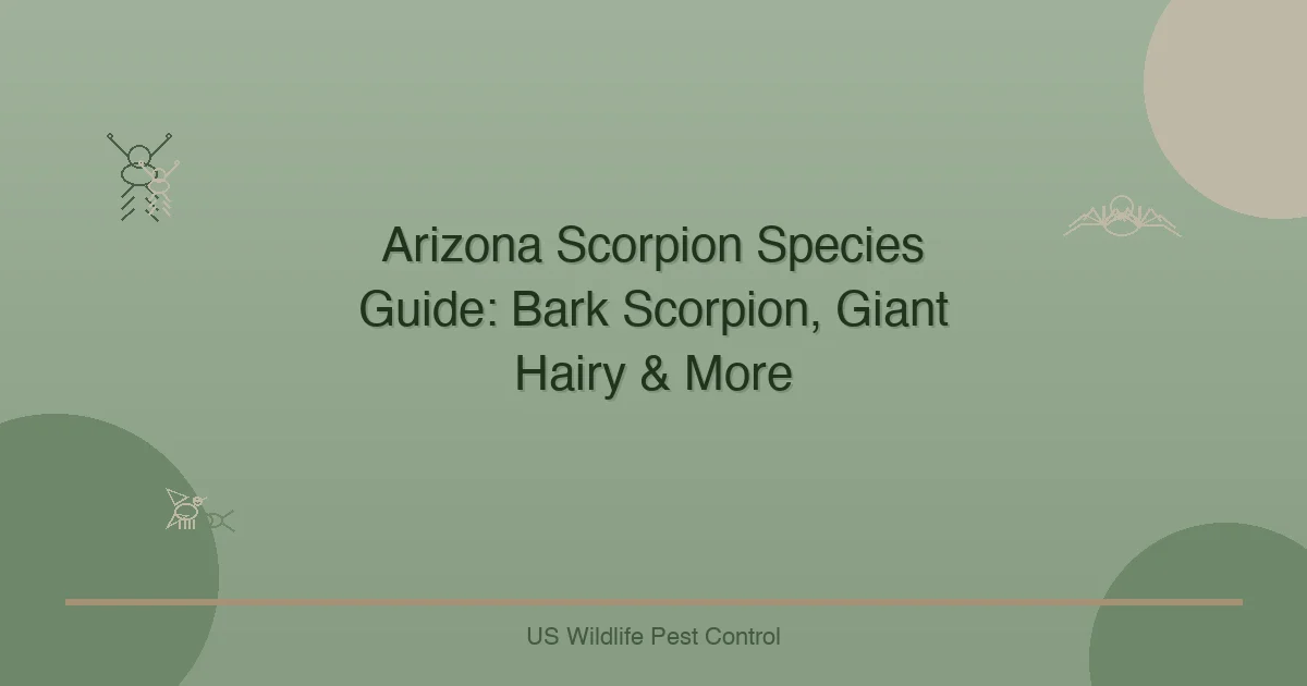 Arizona Scorpion Species Guide: Bark Scorpion, Giant Hairy & More