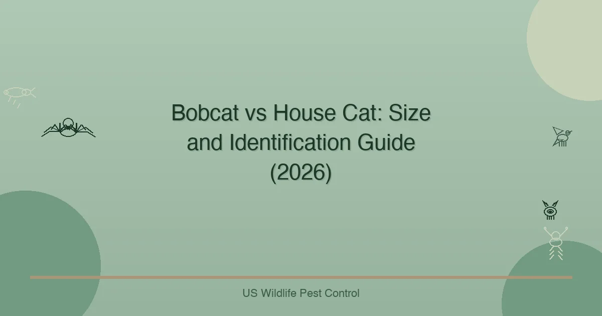 Bobcat vs House Cat: Size and Identification Guide (2026)