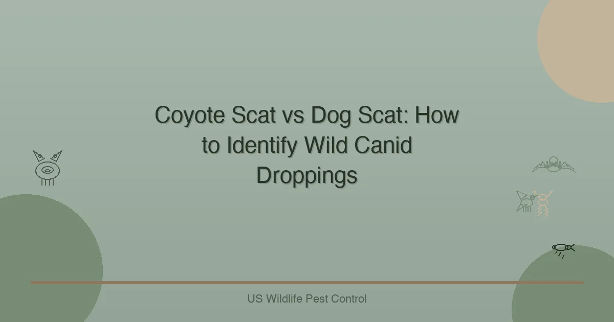 Coyote Scat vs Dog Scat: How to Identify Wild Canid Droppings