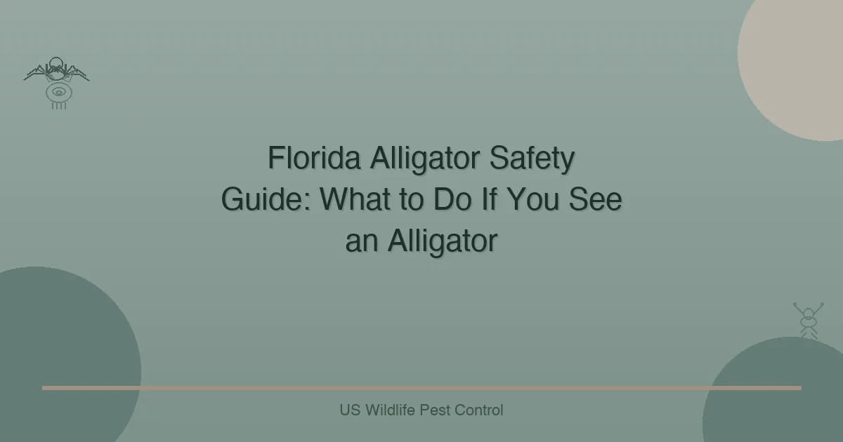Florida Alligator Safety Guide: What to Do If You See an Alligator
