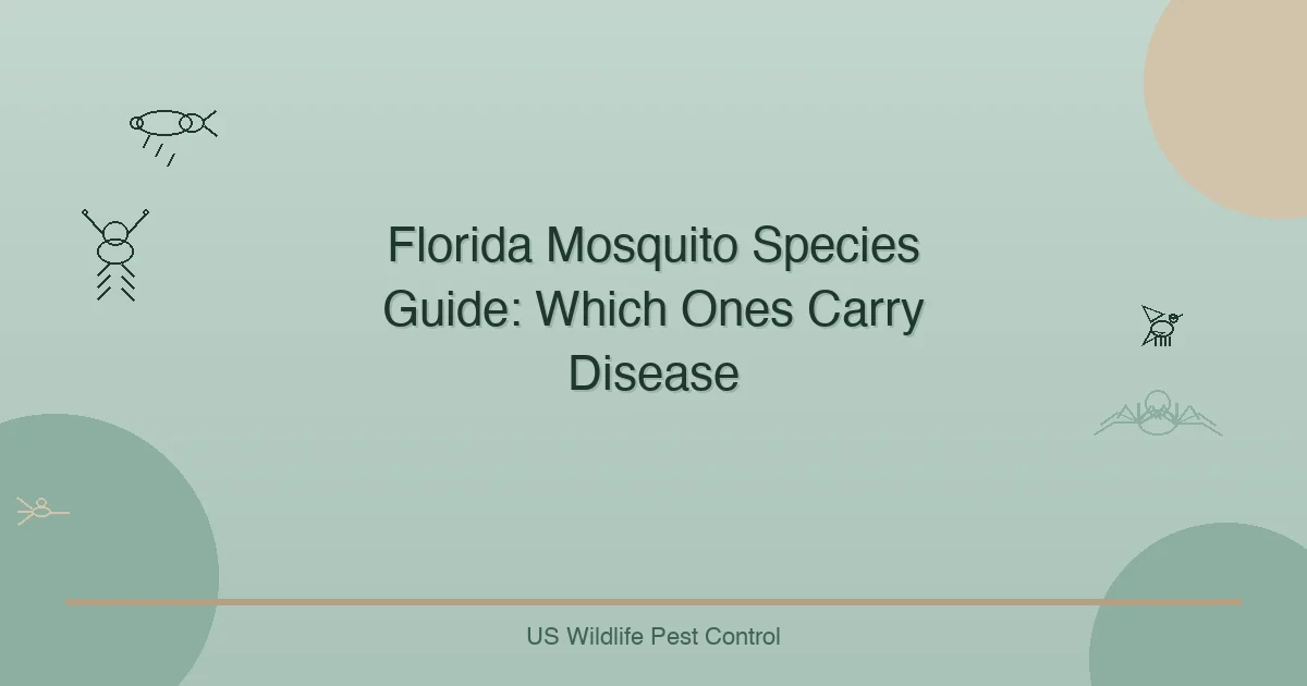 Florida Mosquito Species Guide: Which Ones Carry Disease