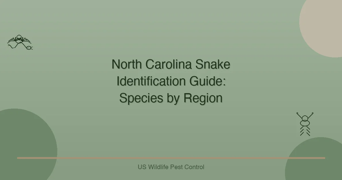 North Carolina Snake Identification Guide: Species by Region