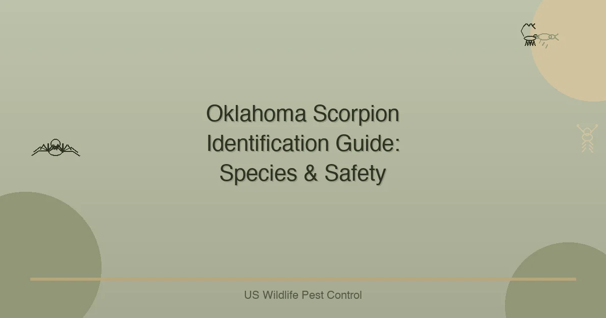 Oklahoma Scorpion Identification Guide: Species & Safety