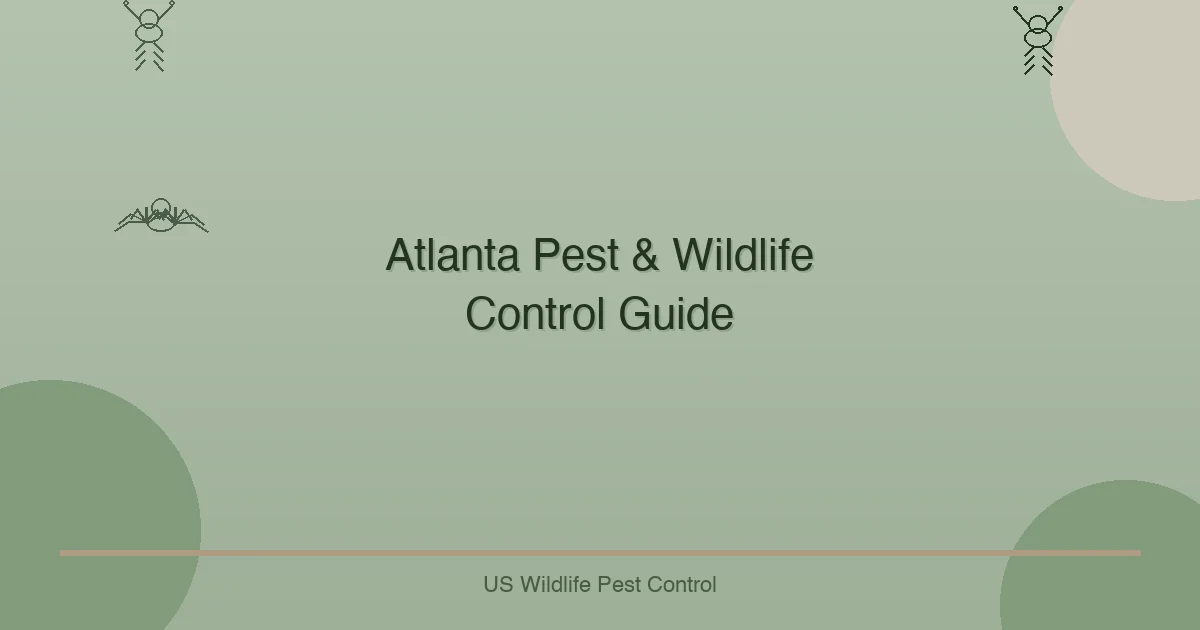Atlanta Pest & Wildlife Control Guide