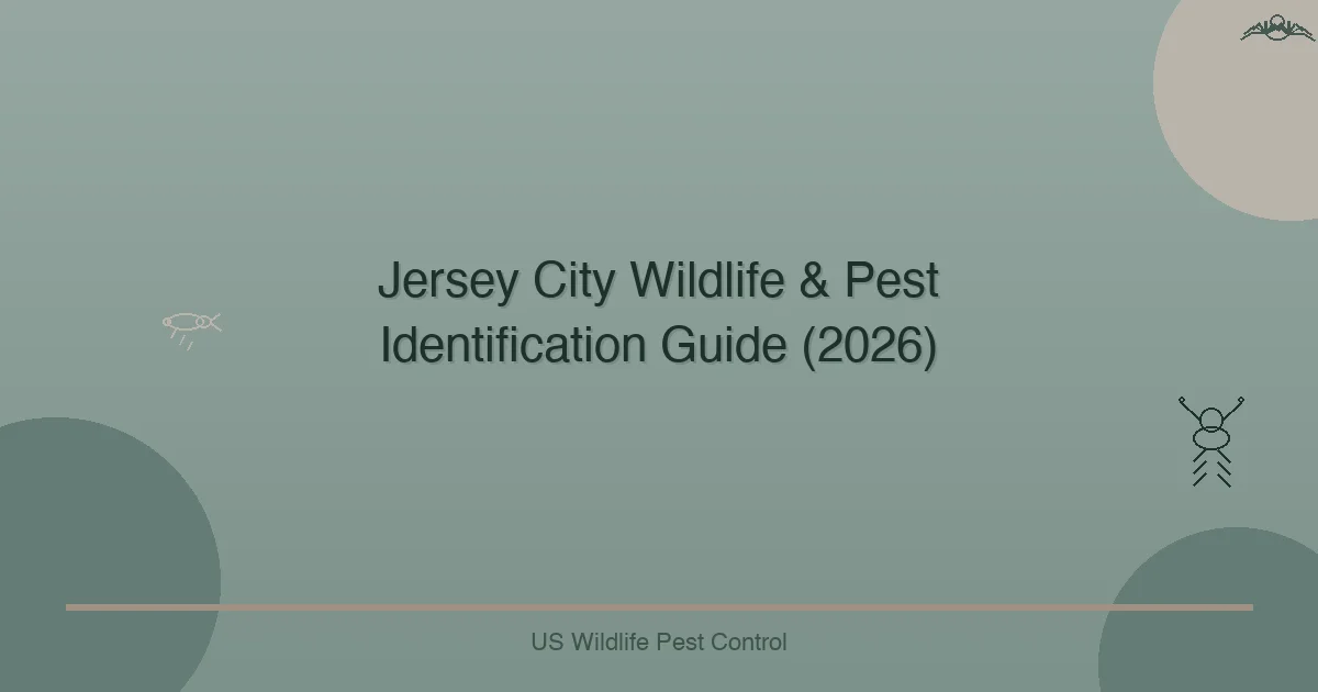 Jersey City Wildlife & Pest Identification Guide (2026)