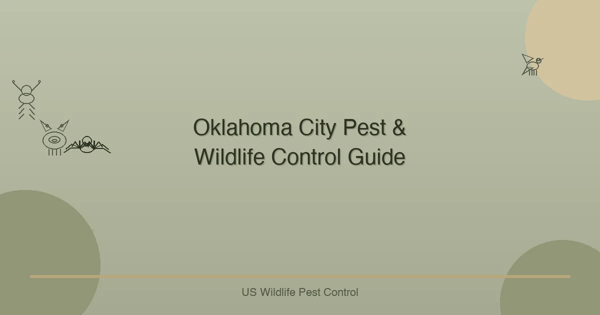 Oklahoma City Pest & Wildlife Control Guide