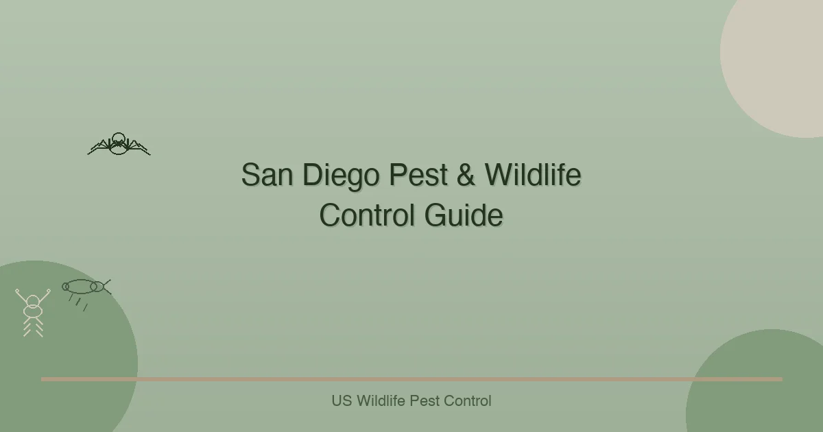 San Diego Pest & Wildlife Control Guide