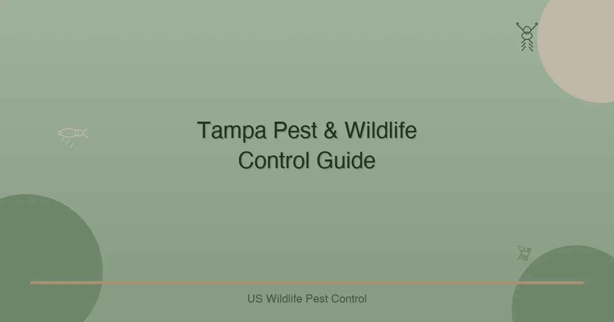 Tampa Pest & Wildlife Control Guide