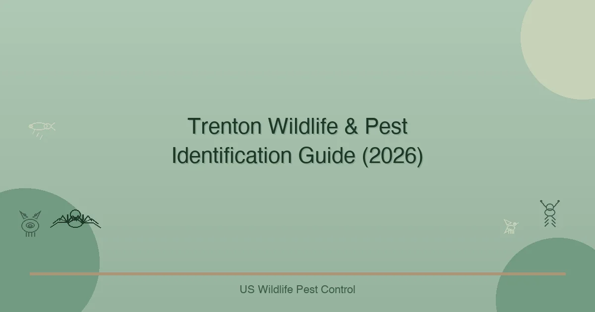 Trenton Wildlife & Pest Identification Guide (2026)