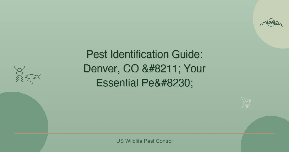 Pest Identification Guide: Denver, CO – Your Essential Pe…