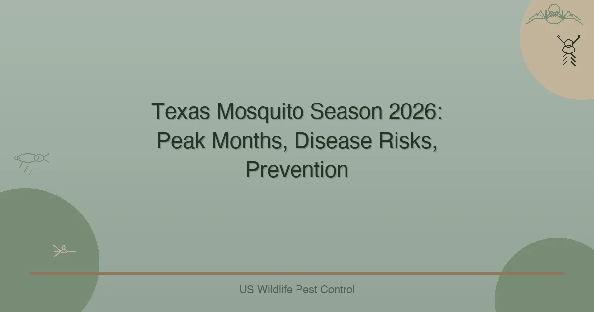 Texas Mosquito Season 2026: Peak Months, Disease Risks, Prevention