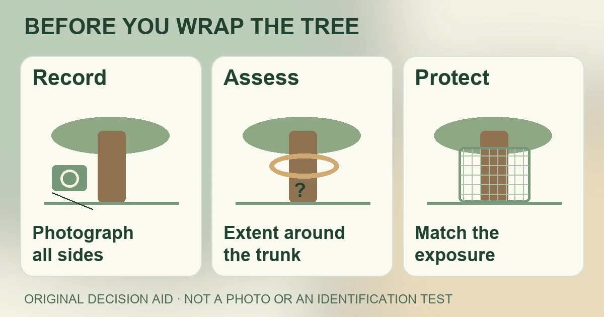 Tree Bark Chewed or Rubbed Off: Protect It or Get It Checked?