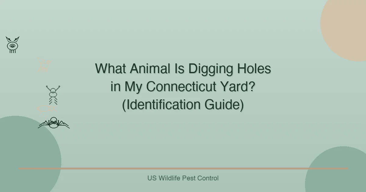 What Animal Is Digging Holes in My Connecticut Yard? (Identification Guide)