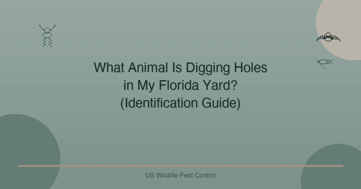 What Animal Is Digging Holes in My Florida Yard? (Identification Guide)