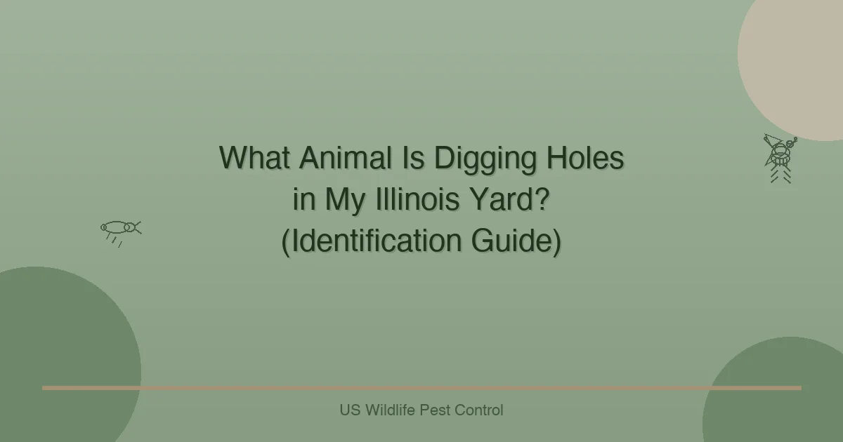 What Animal Is Digging Holes in My Illinois Yard? (Identification Guide)