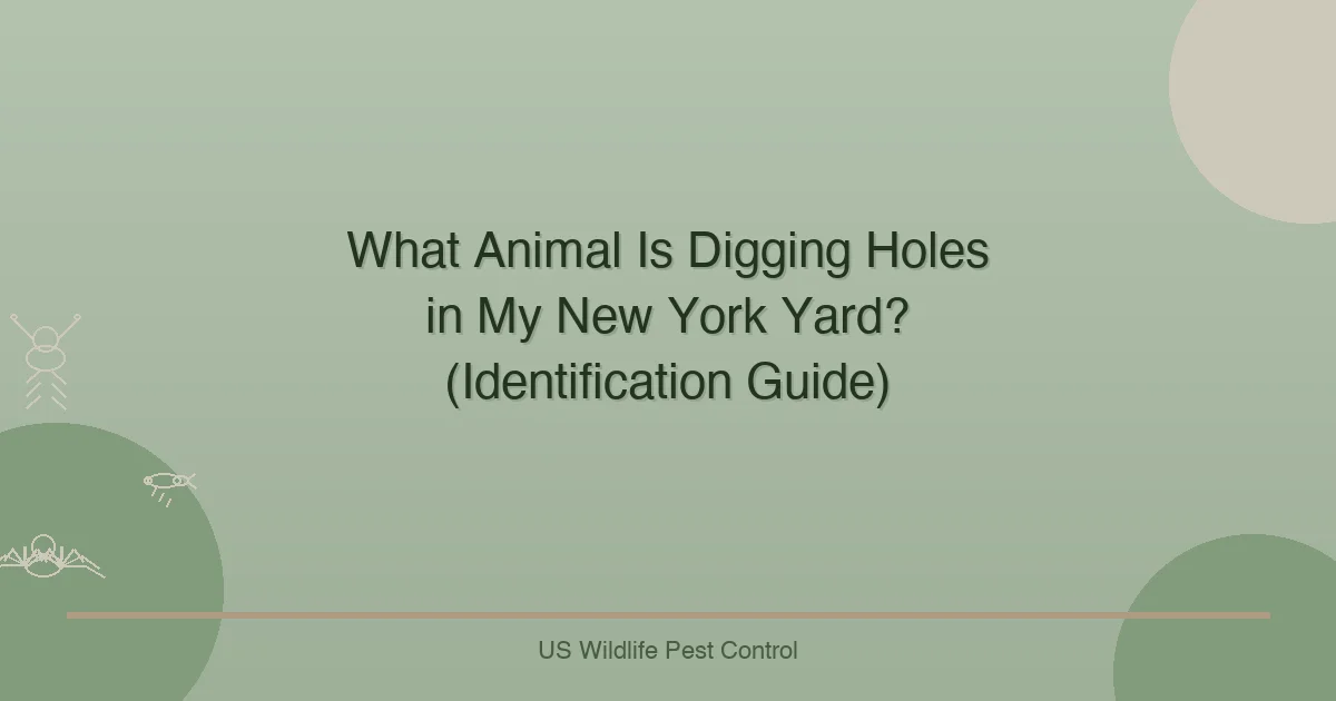 What Animal Is Digging Holes in My New York Yard? (Identification Guide)