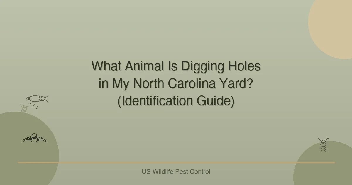 What Animal Is Digging Holes in My North Carolina Yard? (Identification Guide)