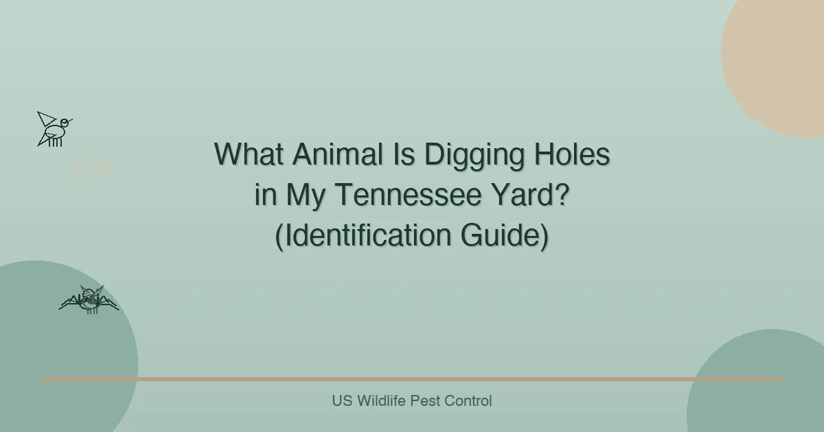 What Animal Is Digging Holes in My Tennessee Yard? (Identification Guide)
