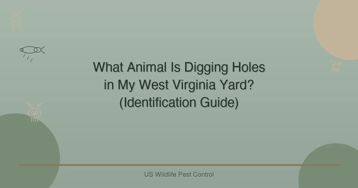 What Animal Is Digging Holes in My West Virginia Yard? (Identification Guide)