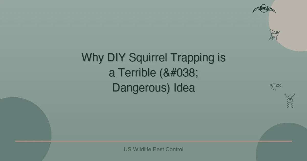 Why DIY Squirrel Trapping is a Terrible (& Dangerous) Idea